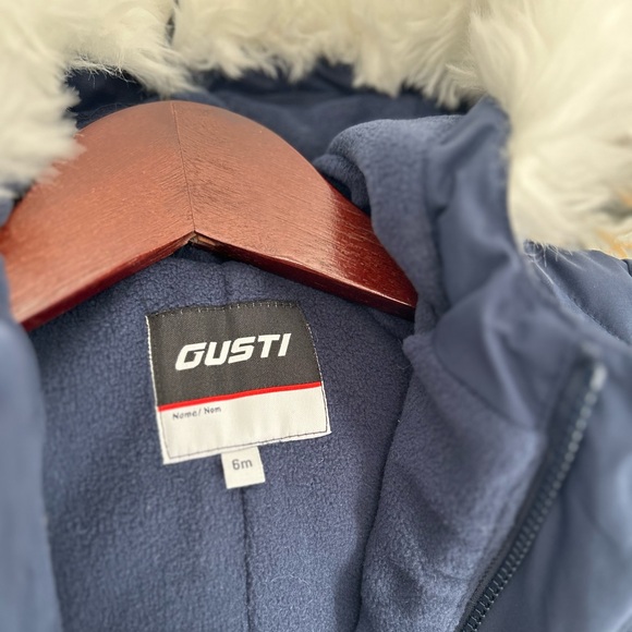 Gusti navy blue snowsuit 6 months boys - Picture 3 of 4